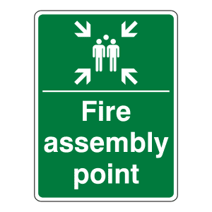AP13: Fire assembly point sign