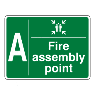 Lettered / Numbered Fire Assembly Point: Sign AP5