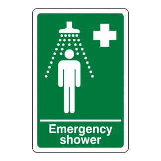 Sign EW5: Emergency Shower