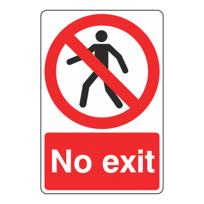No Exit Sign EX3