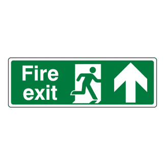 Fire Exit Up and Ahead: Sign FE6