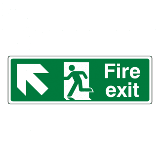 Fire Exit Up To Left: Sign FE8