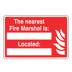 Nearest Fire Marshal: Sign FM3