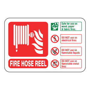 Fire Hose Reel Instructions: Sign FX23