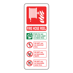 Fire Hose Reel Instructions: Sign FX8