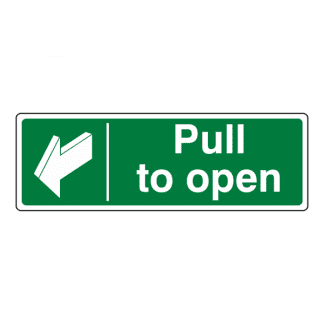 Pull to open: Sign PP9
