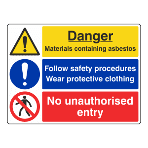 Materials Containing Asbestos: Sign ASB22