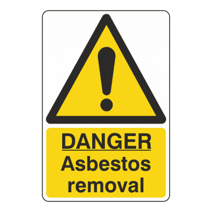 ASB5: Asbestos Removal sign
