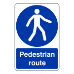 Pedestrian route sign CS59