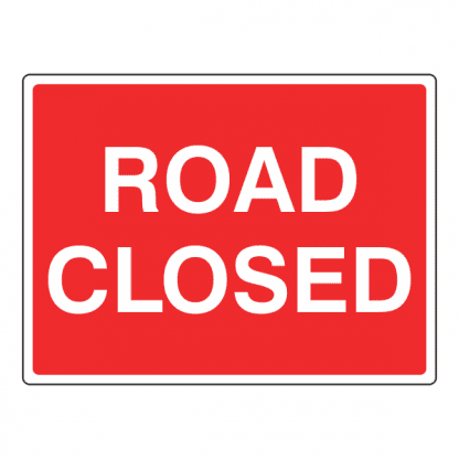 Road closed sign CS77