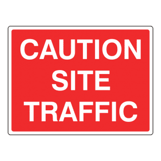 Caution site traffic sign CS97
