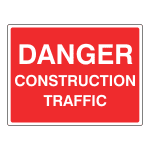 Danger construction traffic sign CS98