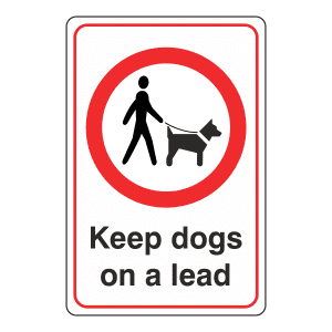 Keep Dogs On A Lead: Sign DP3