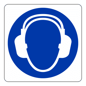 Ear Protection Logo: Sign EA20