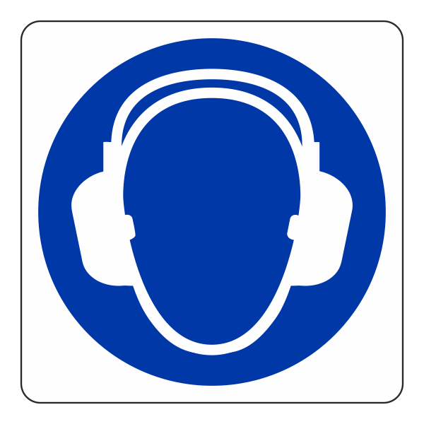 Ear Protection Logo: Sign EA20