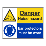 EA28: Noise Hazard sign