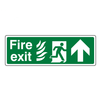 Hospital Fire Exit Up Sign FE31