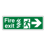 Hospital Fire Exit Right Sign FE33