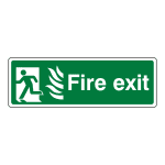 Hospital Final Fire Exit Left Sign FE39