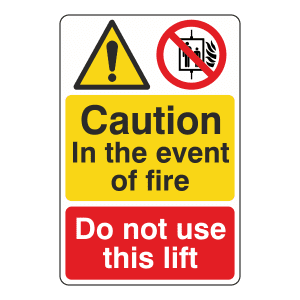 Lift Safety Signs