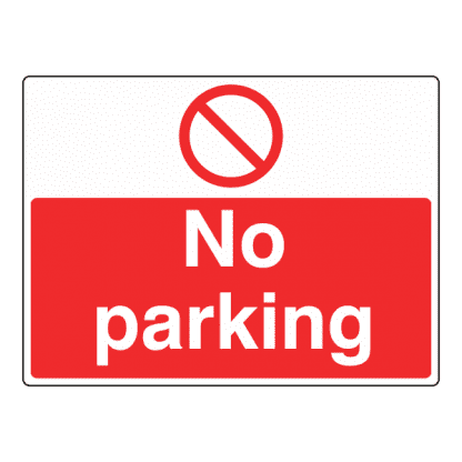 No parking: Sign NP3