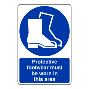Protective Footwear Sign PF2