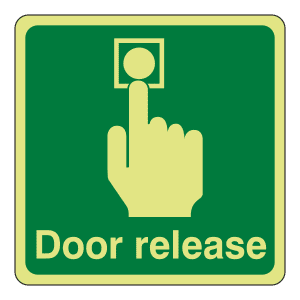 Door Release (Push Button): Sign PP21