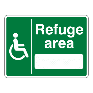 Refuge Area: Sign RP1