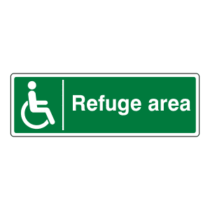 Refuge Area: Sign RP15