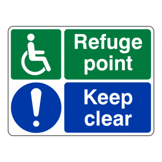 Refuge Point Signs