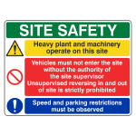 Sign SA13: Site Safety