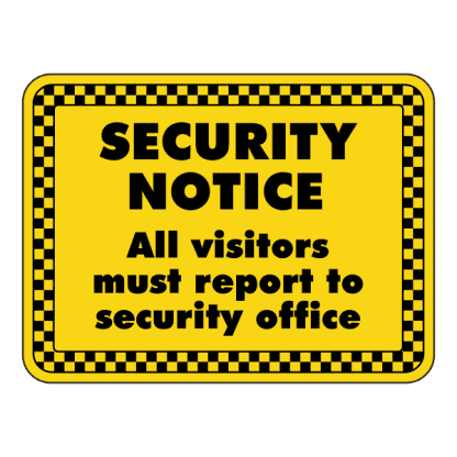 Security Sign SS12