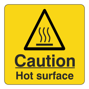 Temperature Warning Sign TW11