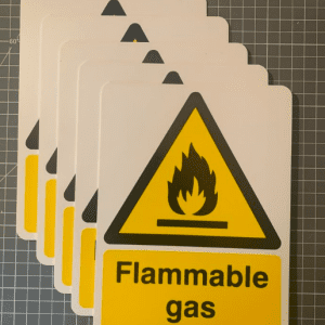 Old Style Flammable Gas Sign