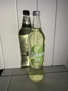 A full 750ml bottle of Shloer White Grape.