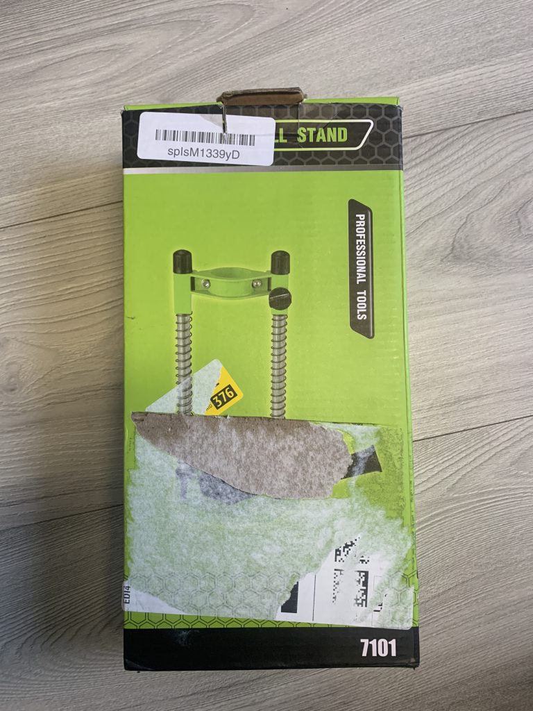 Drill stand packaging