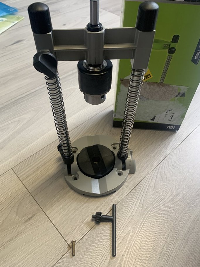 Drill stand.