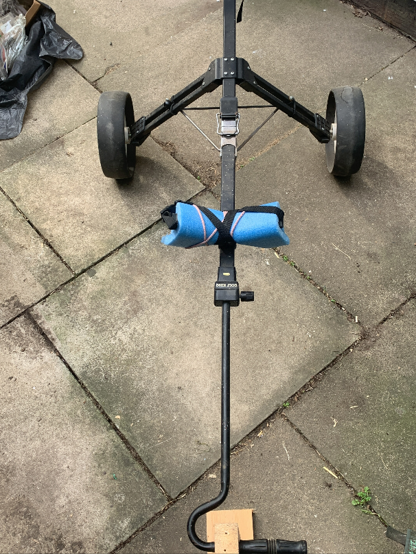 Golf Trolley To Canoe Trolley Conversion
