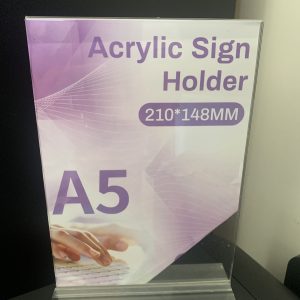 A5 Acrylic Sign Holder