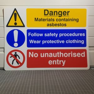 Asbestos Safety Sign