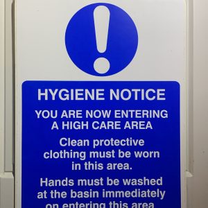 Kitchen Hygiene Notice