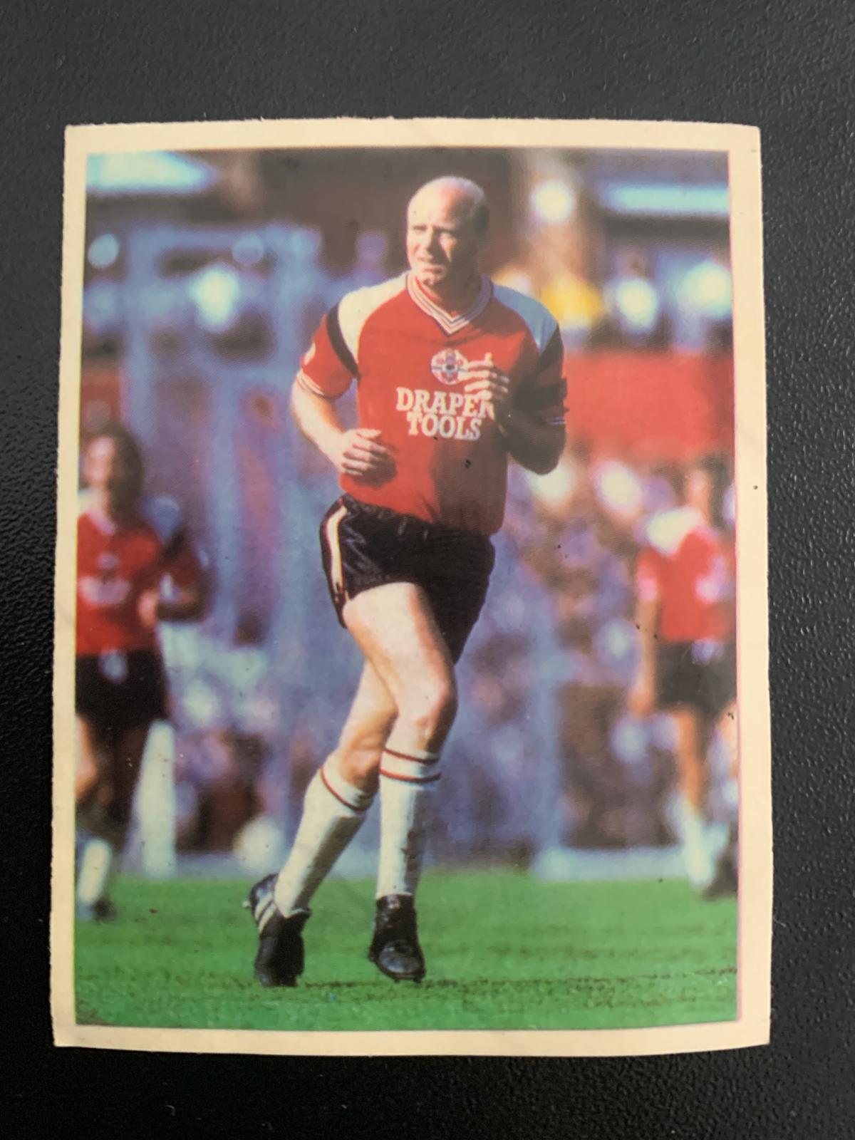Front of David Armstrong sticker (Southampton) from 1986-87 season.