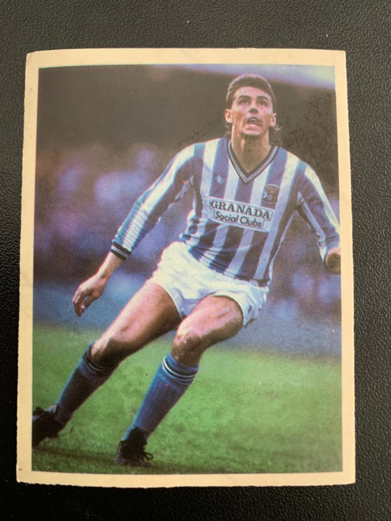 Nick Pickering sticker (Coventry City) from 1986-87 season.