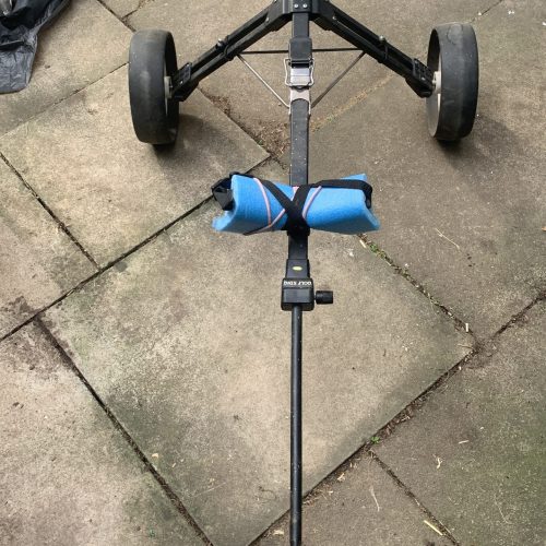 golfbag-trolley-canoe-trolley Golf bag trolley canoe trolley conversion.